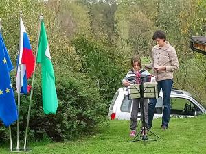 Otvoritev obnovljenega vodovoda Trebnji Vrh 1